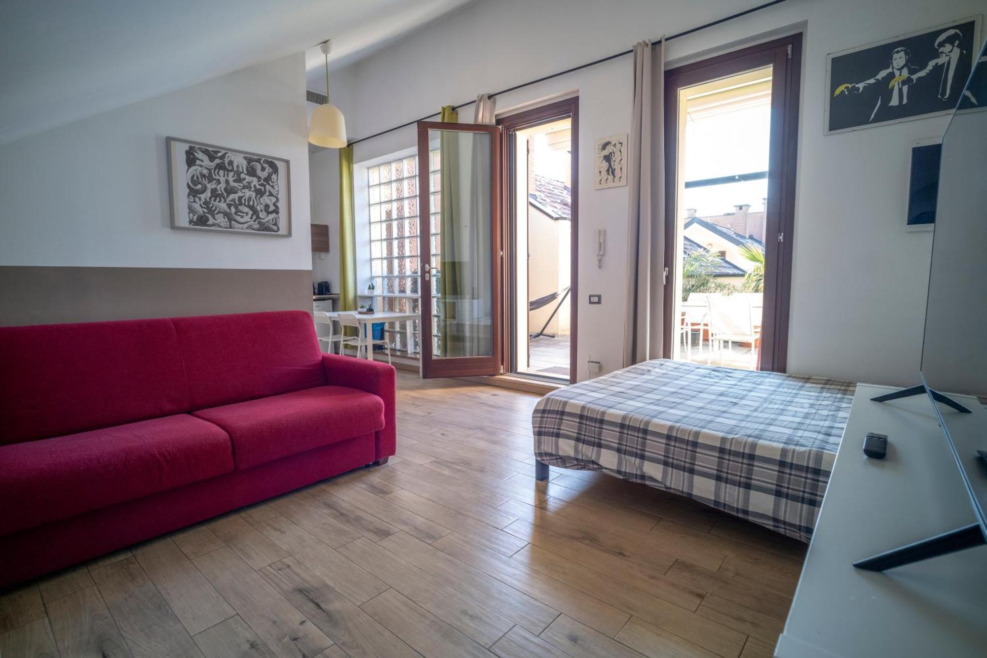 Flat With Terrace Close To Forum And Milanofiori Metro Assago Buitenkant foto